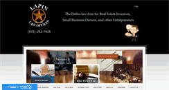 Desktop Screenshot of lapinlawtx.com